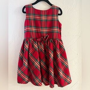 Carter's Festive Red and Green Plaid Dress